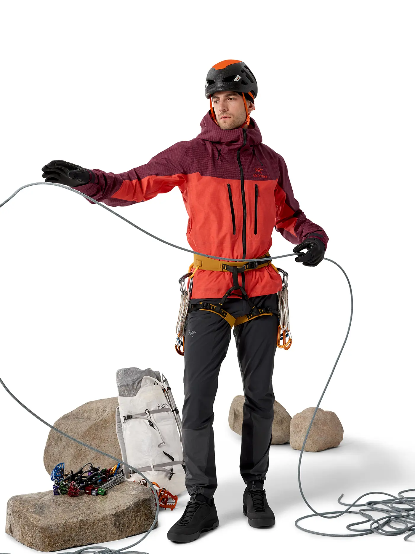 ARCTERYX | Herren Tourenjacke Alpha 3L GTX Hoodie | 